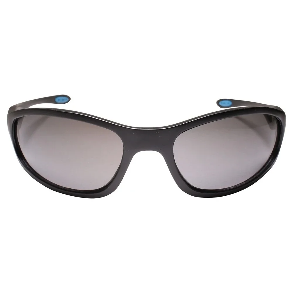 Matte Black Sporty and Stylish Wrap Around Sunglasses for Outdoor Enthusiasts